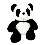 Lindo Urso Panda Grande De Pelúcia 55 Cm - Sentado Presente