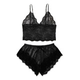 Lingerie Feminina, Renda, Respirável, Roupa Íntima Com Estil