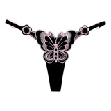 Lingerie Feminina Butterfly, Roupa Íntima Casual, Tangas, Ca