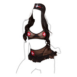 Lingerie Sexy Fantasia Enfermeira Emergencia Doutora Sensual