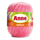 Linha De Crochê Anne Novelo 500m Flamingo 3048 - Tricô Cor 3048 - Flamingo