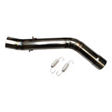 Link Pipe Z750 Curva Escape Z 750 Inox Suporte Escape Z750
