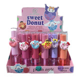 Lip Gloss Kit C/24 Unidade Pola Aylr Com 6 Cores