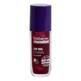 Lip Oil Plump Dailus Feat Mentos 4ml Acabamento Brilhante Cor Ice Grape