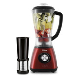 Liquidificador Philco Inox Filter Red 900w Cor Preto/vermelho 127v