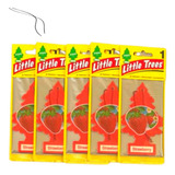 Little Trees Morango Cheirinho De Carro Usa Original 5 Und