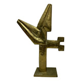 Liuba Wolf , Escultura Em Bronze, Pássaro, Assinada.p1 C1