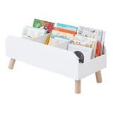 Livreiro Em Mdf Branco Infantil P/