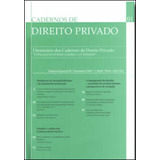 Livro - Cadernos De Direito Privado N.º 01 - Especial Dezembro 2010