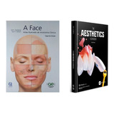 Livro: A Face - Atlas Ilustrado De Anatomia - 2ª Edição - Ralf Radlanski + Sboe Aesthetics Yearbook (em Português)