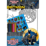 Livro: Batman - Colorindo Com Adesivos,