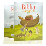 Livro: Bíblia Para Crianças | Estudo Bíblico Cristão Ilustrado Para Crianças - Livro Grande Texturizado