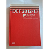 Livro, Def 2012/13, Dicionário De Especialidades