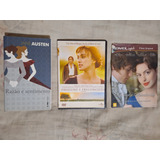 Livro + 2 Dvd Razão E Sentimento Jane Austen / Orgulho E Preconceito/ Amor E Inocência Keira Knightley E Anne Hathaway N8