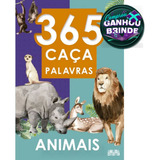 Livro 365 Caça-palavras - Animais Crianças Filhos Infantil