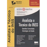 Livro Analista E Técnico Do Inss: Questões Comentadas, Estratégias De Estudo - Vários Autores [2015]