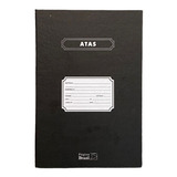 Livro Ata 100 Fls S/margem 210x305mm Pcte C/5 Unid Capa Dura