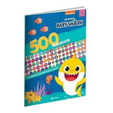 Livro Atividades Infantil 500 Adesivos Baby Shark