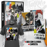 Livro Coleção Dc Comics: Box Com 3 Livros + Camiseta Exclusiva - Capa Dura - Novo E Lacrado