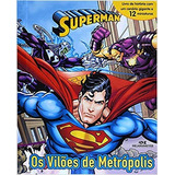 Livro Com 12 Miniaturas - Superman