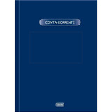 Livro Conta Corrente 1/4 Capa Dura 50 Folhas - Pt C/ 10 Un