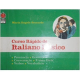 Livro Curso Rápido De Italiano Básico - Maria Angela Boccardo [1980]