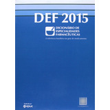 Livro Def 2015. Dicionário De Especialidades