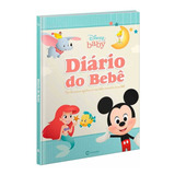 Livro Diário Bebê Anotações Álbum Disney