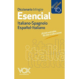 Livro Diccionario Bilingue Esencial Italiano Spagnolo