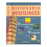Livro Dicionário Rideel Multilíngue - Português