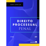 Livro Direito Processual Penal - 21ª Edição 2024