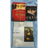 Livro + Dvd O Código Da Vinci Dan Brown + Grandes Mestres Da Pintura Leonardo Da Vinci (coleção Folha) S13