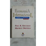Livro Economia Internacional Teoria E  Política Quinta Edição Paul R. Krugman E Maurice Obstfeld Capa Mole Makron Books Semi-novo M24