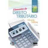 Livro Elementos Do Direito Tributário - 12ª Edição De 2015