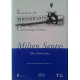 Livro Ensaios De Geografia Contemporânea Milton Santos
