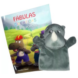 Livro Fábulas Divertidas Rino E Popote C/ Fantoche