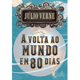 Livro Físico A Volta Ao Mundo Em 80 Dias De Júlio Verne