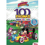 Livro Infantil 100 Páginas Para Colorir Disney - Mickey