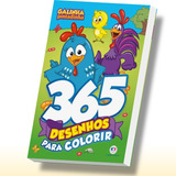 Livro Infantil 365 Desenhos Para Colorir Galinha Pintadinha Infantil Divertido Educativo
