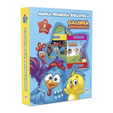 Livro Infantil Box De Histórias 6 Livrinhos Cartonados Capa Super Dura Leitura - Galinha Pintadinha Minha Primeira Biblioteca