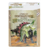Livro Infantil Com Brinquedo Mundo Dos Dinossauro Estegossauro