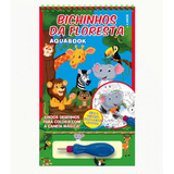 Livro Infantil De Colorir Com Água - Aqua Book Bichinhos Da Floresta