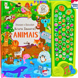 Livro Infantil Sonoro: Sons De Bichos Animais +50 Sons Divertidos | Happy Books