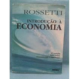 Livro Introdução À Economia - Rossetti
