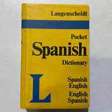 Livro Langenscheidt's Pocket Spanish Dictionary -