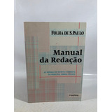 Livro Manual Da Redação Folha De S. Paulo Publifolha 21 Edição R231