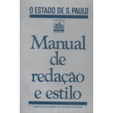 Livro Manual De Redação E Estilo - Estado De S.paulo [1990]