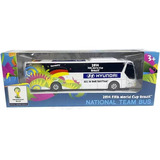 Livro Miniatura Ônibus Hyundai Copa Mundo Brasil 2014 Fifa- Bus England Branco - Maisto [2014]