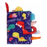 Livro Para Bebê Sensorial Dinossauros Brinquedo De Bebê