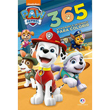 Livro Patrulha Canina - 365 Atividades E Desenhos P/ Colorir